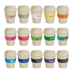 branded Express Cup Classic - Natura 350ml, from our range of promotional Reusable Coffee Cups - Plastic & Ceramic
