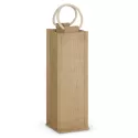 branded Napoli Jute Wine Carrier, from our range of promotional Wine Holders &amp; Carriers