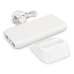 branded Triode 10k Wireless Charging Station, from our range of promotional Power Banks