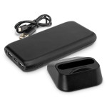 branded Triode 10k Wireless Charging Station, from our range of promotional Power Banks