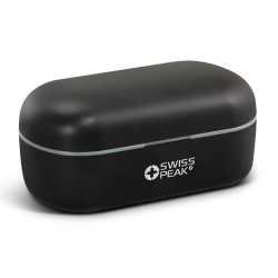 branded Swiss Peak TWS Earbuds, from our range of promotional Earbuds & Headphones