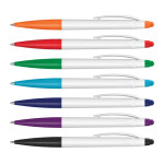 branded Spark Stylus Pen - White Barrel, from our range of promotional Stylus Pens