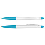 branded Spark Stylus Pen - White Barrel, from our range of promotional Stylus Pens