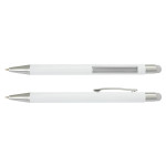branded Lancer Stylus Pen - White Barrel, from our range of promotional Stylus Pens