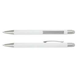 branded Lancer Stylus Pen - White Barrel, from our range of promotional Stylus Pens