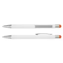 branded Lancer Stylus Pen - White Barrel, from our range of promotional Stylus Pens