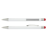 branded Lancer Stylus Pen - White Barrel, from our range of promotional Stylus Pens