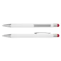 branded Lancer Stylus Pen - White Barrel, from our range of promotional Stylus Pens