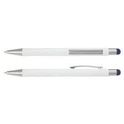 branded Lancer Stylus Pen - White Barrel, from our range of promotional Stylus Pens