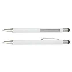 branded Lancer Stylus Pen - White Barrel, from our range of promotional Stylus Pens