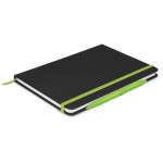 Promotional Journals &amp; Noteboooks  - Omega Black Notebook with Pen