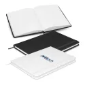 branded Omega Unlined Notebook, from our range of promotional Promotional Journals &amp; Notebooks