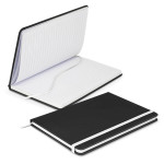 Promotional Journals &amp; Noteboooks  - Omega Black Notebook