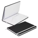 branded Omega Black Notebook, from our range of promotional Promotional Journals &amp; Notebooks