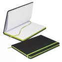 branded Omega Black Notebook, from our range of promotional Promotional Journals &amp; Notebooks