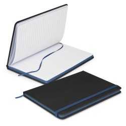 Promotional Journals & Noteboooks - Omega Black Notebook