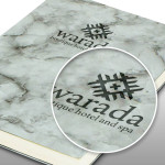 Promotional Journals &amp; Noteboooks - Marble Soft Cover Notebook