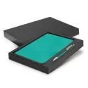 branded Demio Notebook and Pen Gift Set, from our range of promotional Promotional Journals &amp; Notebooks