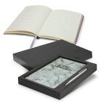 Promotional Journals &amp; Noteboooks - Marble Notebook and Pen Gift Set