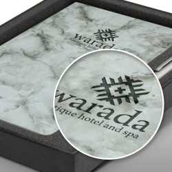 branded Marble Notebook and Pen Gift Set, from our range of promotional Promotional Journals & Noteboooks