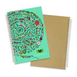 branded Lancia Full Colour Notebook - Medium, from our range of promotional Spiral NoteBooks