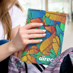 branded Lancia Full Colour Notebook - Large, from our range of promotional Spiral NoteBooks