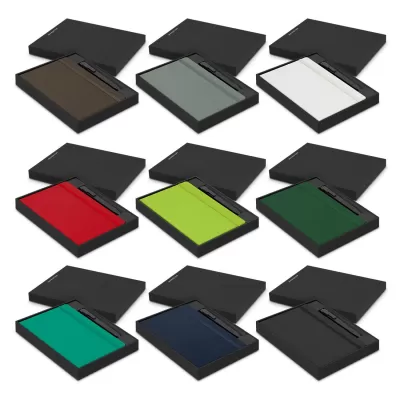 branded Moleskine Notebook and Pen Gift Set, from our range of promotional Promotional Journals & Noteboooks