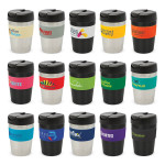branded Java Vacuum Cup - 340ml , from our range of promotional Reusable Coffee Cups - Metal