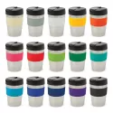 branded Java Vacuum Cup - 340ml , from our range of promotional Reusable Coffee Cups - Metal