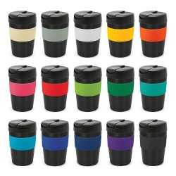 branded Java Vacuum Cup - 340ml , from our range of promotional Reusable Coffee Cups - Metal