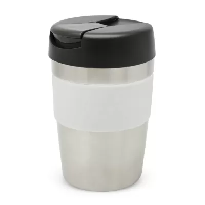 branded Java Vacuum Cup - 340ml , from our range of promotional Reusable Coffee Cups - Metal