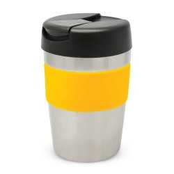 branded Java Vacuum Cup - 340ml , from our range of promotional Reusable Coffee Cups - Metal