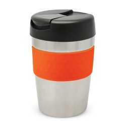 branded Java Vacuum Cup - 340ml , from our range of promotional Reusable Coffee Cups - Metal