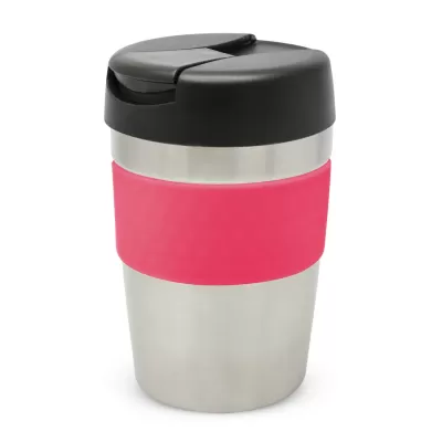 branded Java Vacuum Cup - 340ml , from our range of promotional Reusable Coffee Cups - Metal