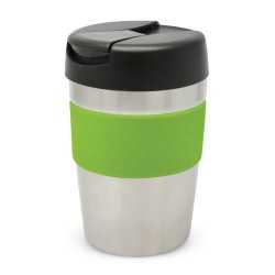 branded Java Vacuum Cup - 340ml , from our range of promotional Reusable Coffee Cups - Metal