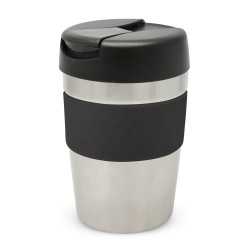 branded Java Vacuum Cup - 340ml , from our range of promotional Reusable Coffee Cups - Metal