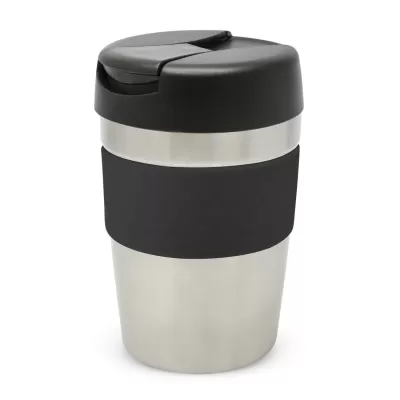 branded Java Vacuum Cup - 340ml , from our range of promotional Reusable Coffee Cups - Metal