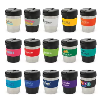 branded Java Vacuum Cup - 230ml, from our range of promotional Reusable Coffee Cups - Metal