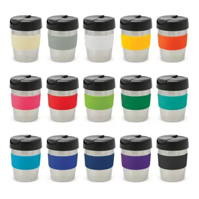 branded Java Vacuum Cup - 230ml, from our range of promotional Reusable Coffee Cups - Metal