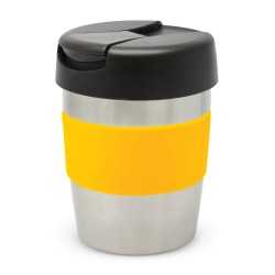 branded Java Vacuum Cup - 230ml, from our range of promotional Reusable Coffee Cups - Metal