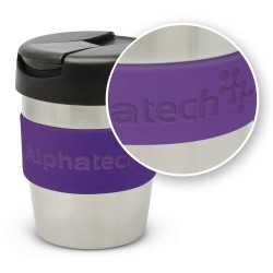 branded Java Vacuum Cup - 230ml, from our range of promotional Reusable Coffee Cups - Metal