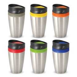 branded Octane Coffee Cup, from our range of promotional Reusable Coffee Cups - Metal