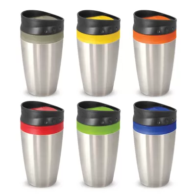branded Octane Coffee Cup, from our range of promotional Reusable Coffee Cups - Metal