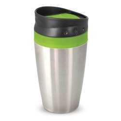 branded Octane Coffee Cup, from our range of promotional Reusable Coffee Cups - Metal