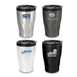 branded Tornado Coffee Cup, from our range of promotional Reusable Coffee Cups - Metal