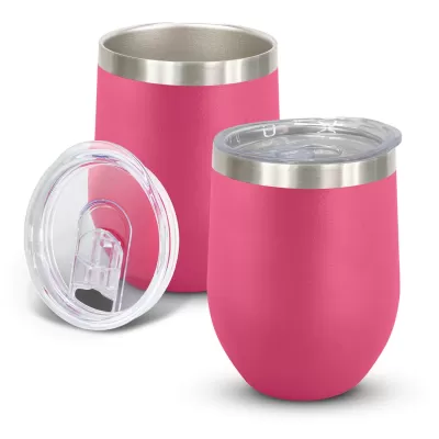 branded Cordia Vacuum Cup - Powder Coated, from our range of promotional Reusable Coffee Cups - Metal