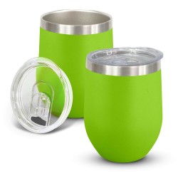 branded Cordia Vacuum Cup - Powder Coated, from our range of promotional Reusable Coffee Cups - Metal