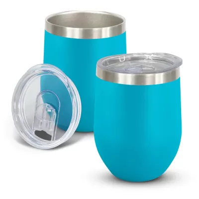 branded Cordia Vacuum Cup - Powder Coated, from our range of promotional Reusable Coffee Cups - Metal
