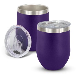 branded Cordia Vacuum Cup - Powder Coated, from our range of promotional Reusable Coffee Cups - Metal