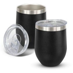 branded Cordia Vacuum Cup - Powder Coated, from our range of promotional Reusable Coffee Cups - Metal